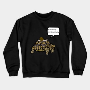 Slow & Slower: the Tortoise & the Snail Crewneck Sweatshirt